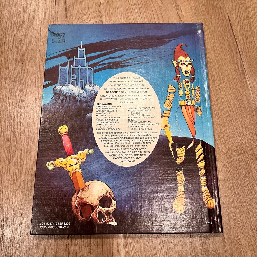Advanced Dungeons And Dragons AD&D Fiend Folio 1st Edition 1981 TSR Comic Book - Picture 3 of 6